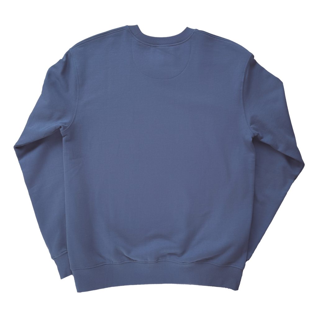 Blown-out logo Sweater Faded Blue