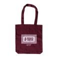 In Search Of Shade cotton tote Burgundy